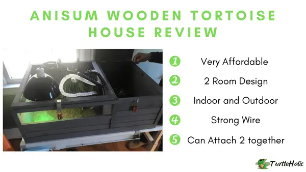 Anisum Wooden Tortoise House Review